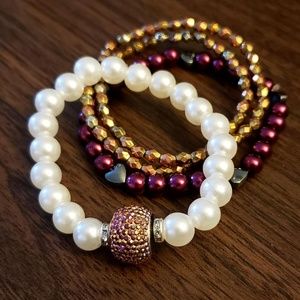 Beaded bracelet set!